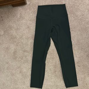 Lululemon Wunder Under High-Rise Crop 23” Full-on Luxextreme Size 4 Everglade